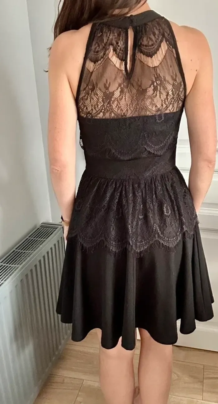 Robe patineuse Morgan noire dentelle – T36 (S) - photo numéro 5