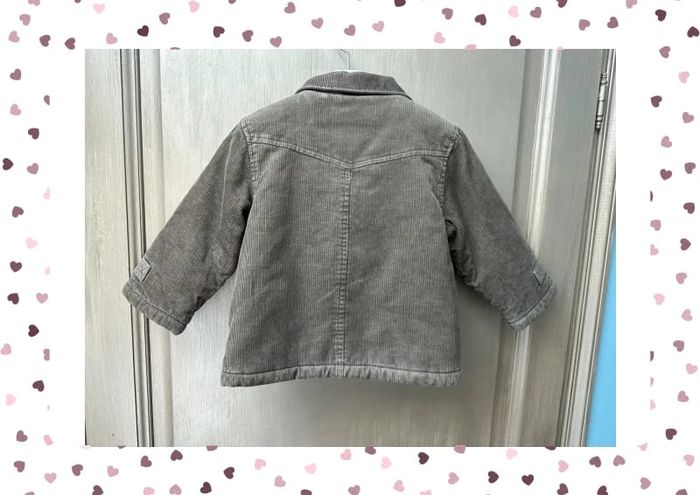 Manteau en velours marron 2/3 ans - photo numéro 5