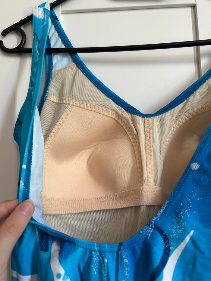 Maillot de bain 1 pièce bleu à motifs Neuf Naturana Tailles 38-40 - photo numéro 8