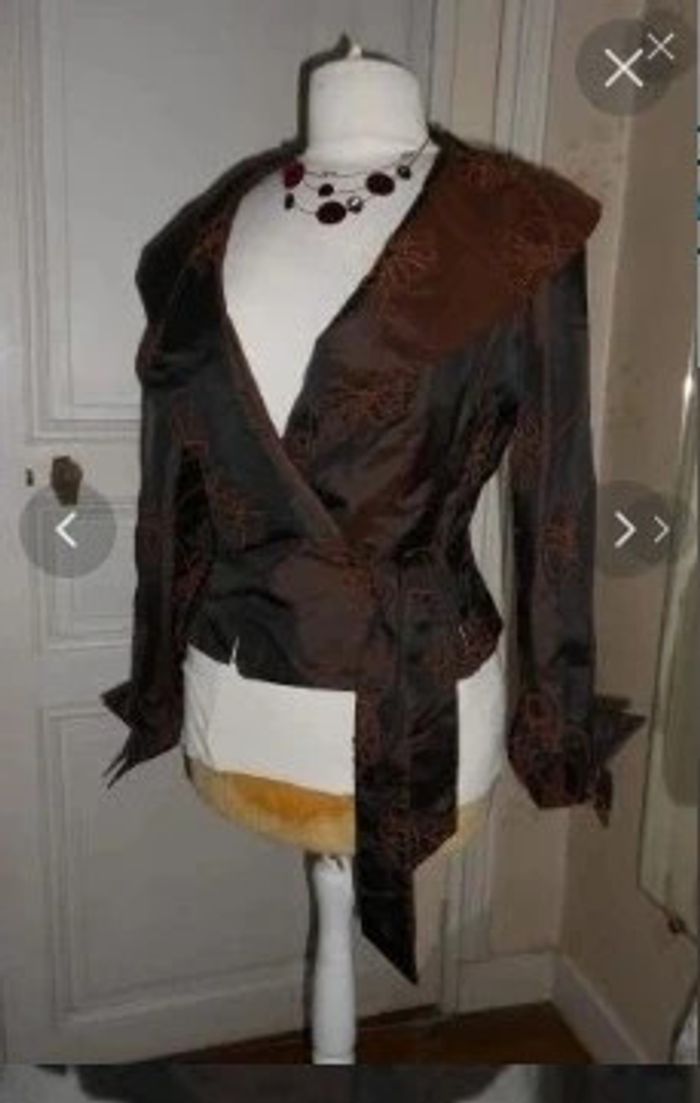 Veste de soirée neuve Claudine Elbaz t 40 - photo numéro 2