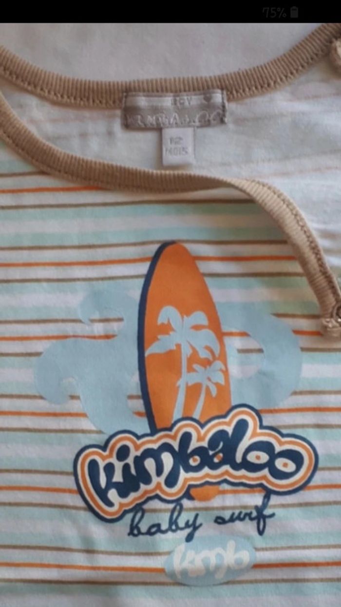 T-shirt sans manches / débardeur 12 mois - photo numéro 2