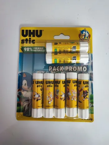 Lot de 7 tubes de colle UHU
