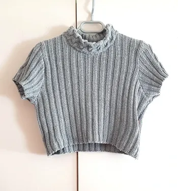 Top croc en maille taille 1