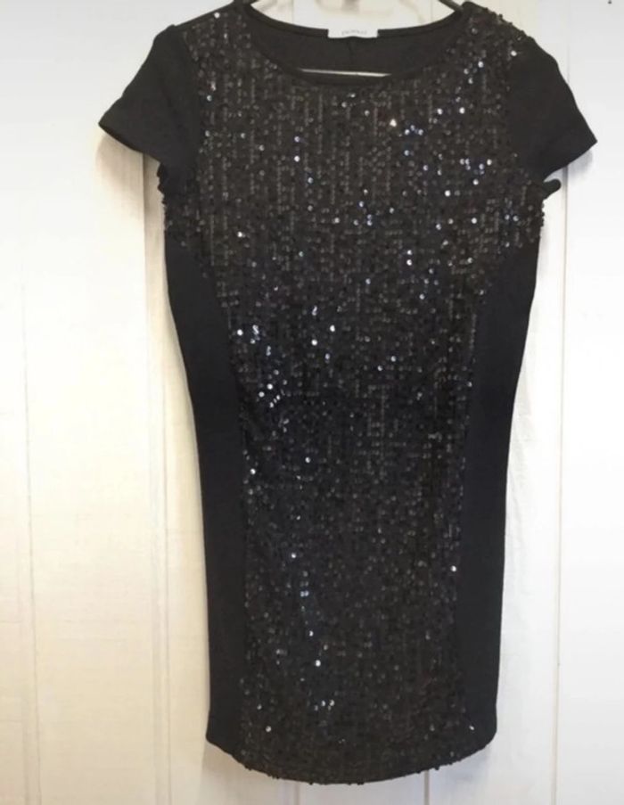 Robe noire sequins - Promod - S