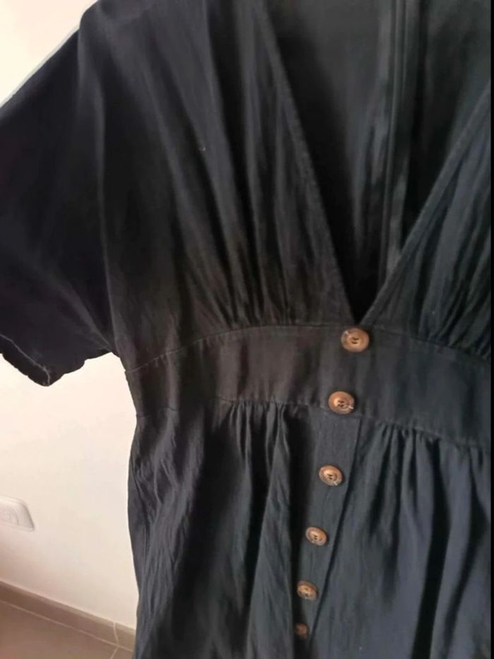 Longue  tunique ou  robe courte  noire - photo numéro 3