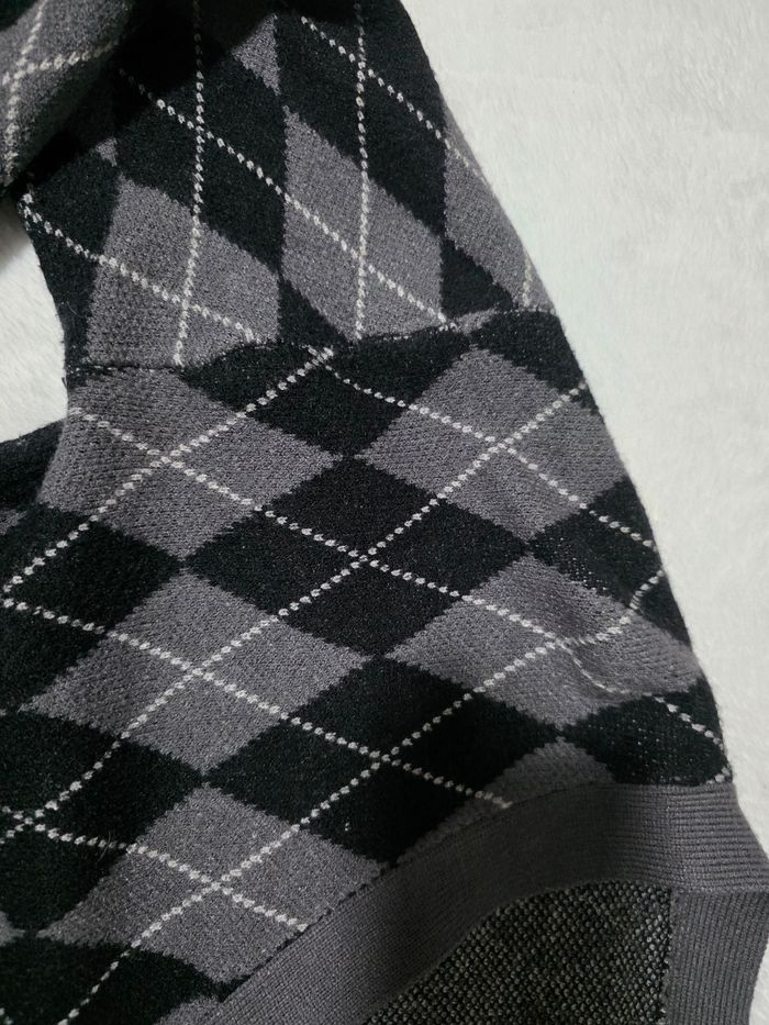 Pull cardigan gilet gris - photo numéro 5