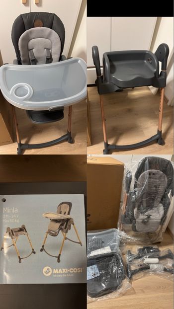 Chaise haute évolutive