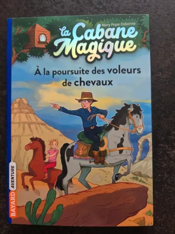 Livre cabane magique à la poursuite des voleurs de chevaux