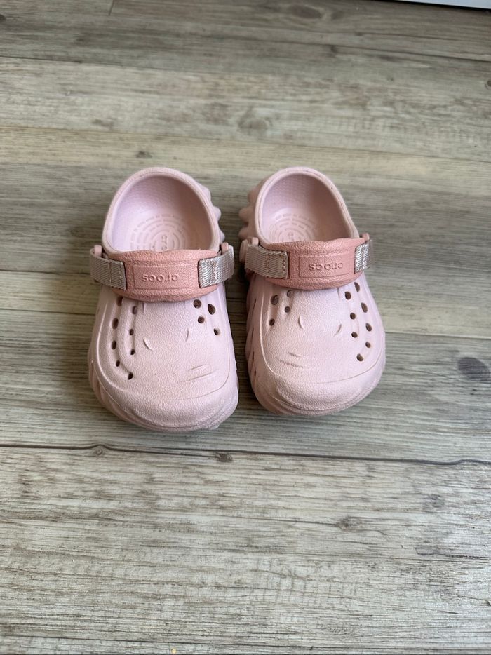 Crocs echo rose pâle C7 taille 23/24 - photo numéro 5