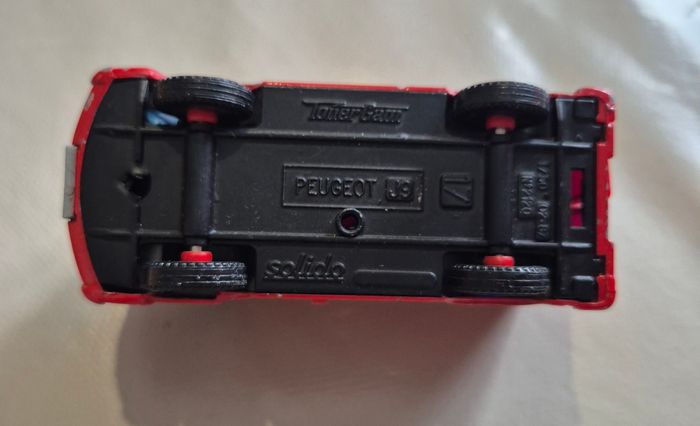 Solido toner gam camion pompier Peugeot J9 rouge 1/50 - photo numéro 6
