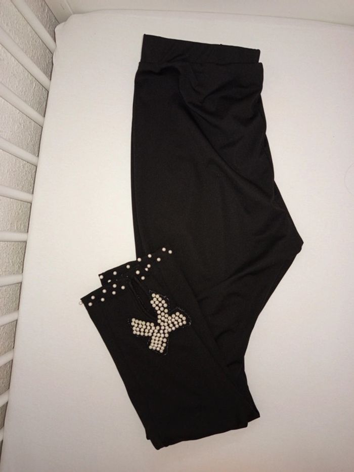 Legging noeud et perles taille XL