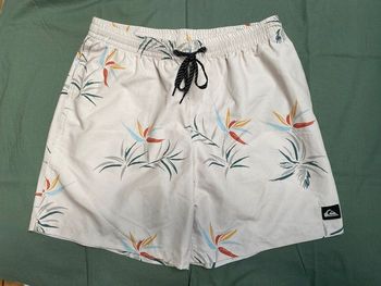 Maillot de bain volleyshort Quiksilver M neuf taille elastiquée