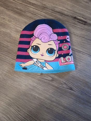 Bonnet "LOL" fille tour de tête 52 cm