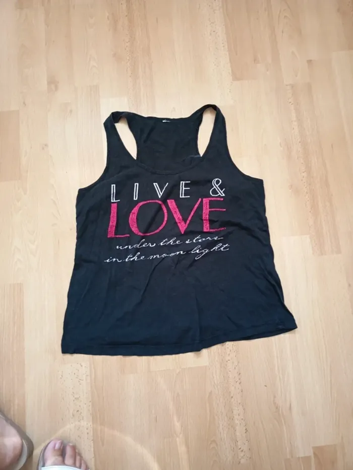 Débardeur live & love Shein taille M