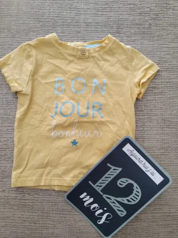 Tee shirt 12 mois / 73-76 cm