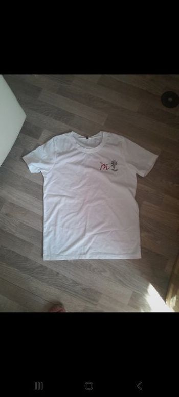 Tee shirt blanc taille M