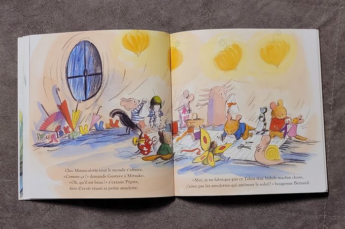 Minusculette et les petits fantômes japonais Kimiko, Christine Davenier (Illustrations) - photo numéro 4