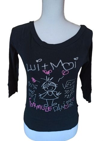 Tee-shirt manches 3/4 taille 2