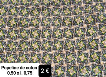 Popeline de coton
