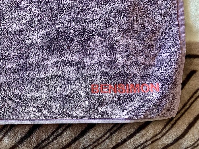 Tapis de bain mauve et rose Bensimon 🌸