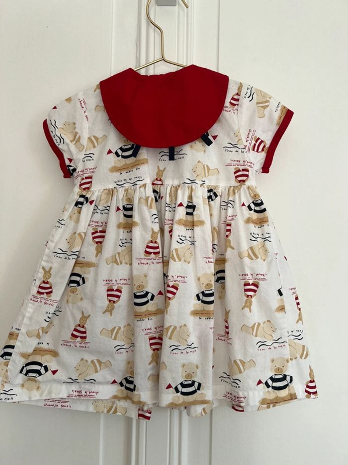 Robe 6 mois motif nounours - photo numéro 3