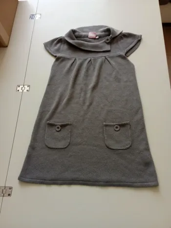 Robe 6 ans p'tites canailles col et poches