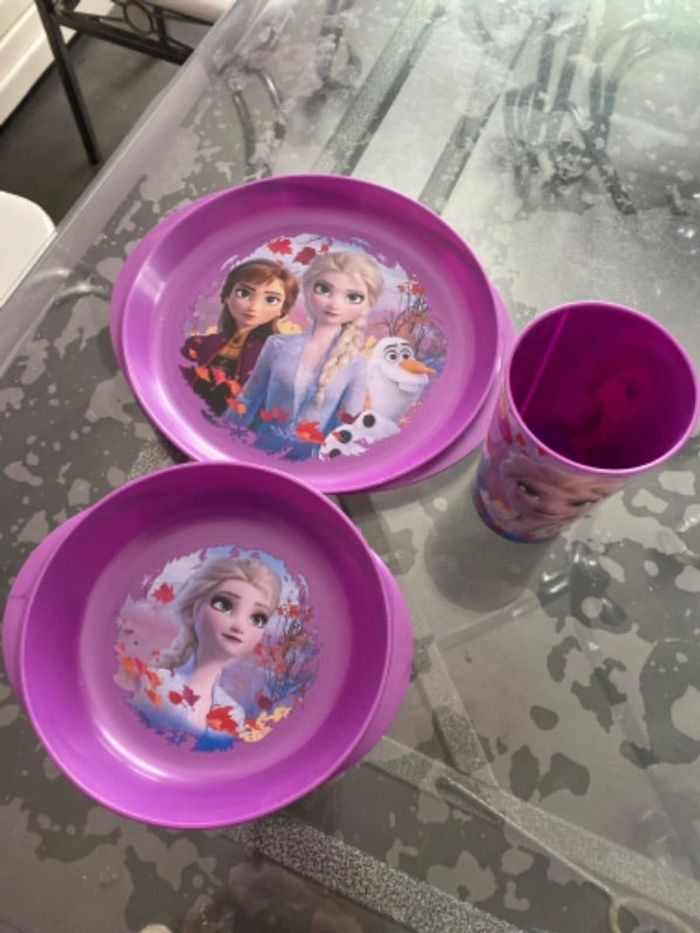 Assiette Reine des neiges