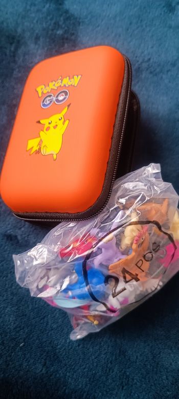 Etui avec 24 figurine Pokémon