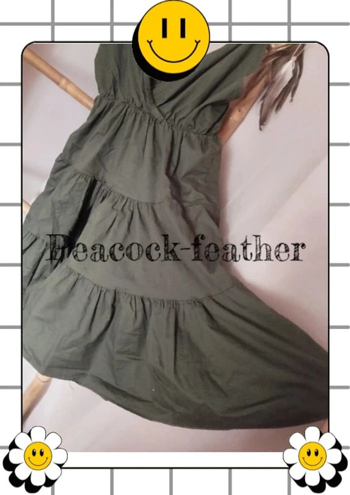 Robe kaki TU bretelles - photo numéro 2