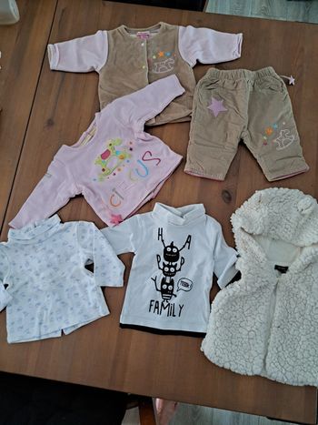 Ensemble fille 1 mois