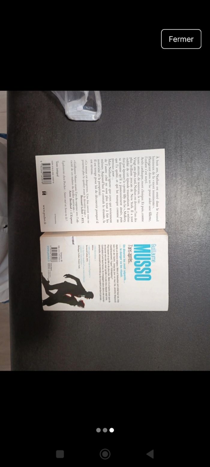 Lot de 2 livres de guillaume musso - photo numéro 3