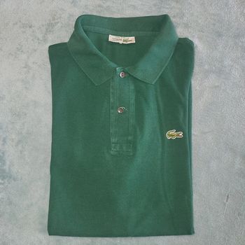 Polo Vintage Crocodile Coton Devanlay 🐊 Made in France - Lacoste  - Taille 6