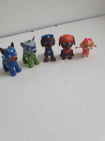 5 figurines Paw Patrol Team Rescue