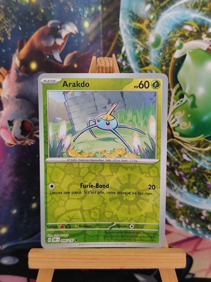 Arakdo  reverse 6/197 flammes obsidiennes