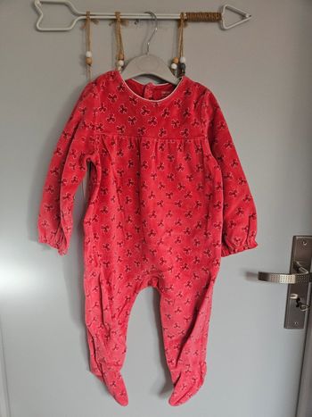 Pyjama velour 23 mois