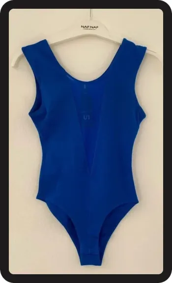 Undiz Body Résille & Bleu roi Taille S/36