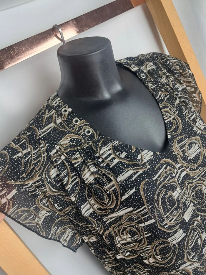 Ikks top tee-shirt blouse T.38 neuf - photo numéro 3