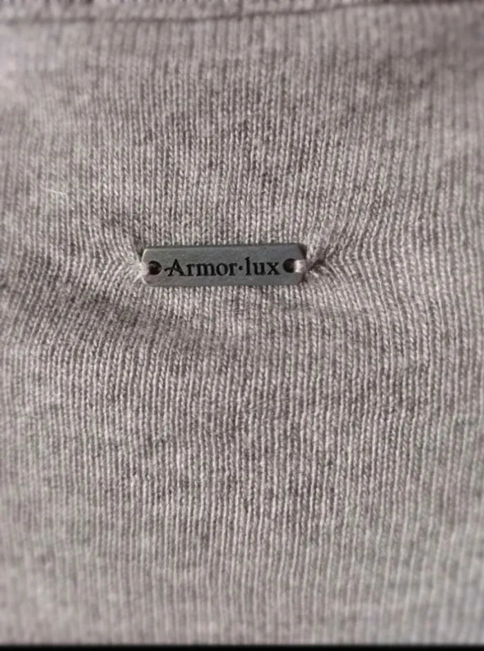 Pull  gris  Armor-Lux S - photo numéro 8