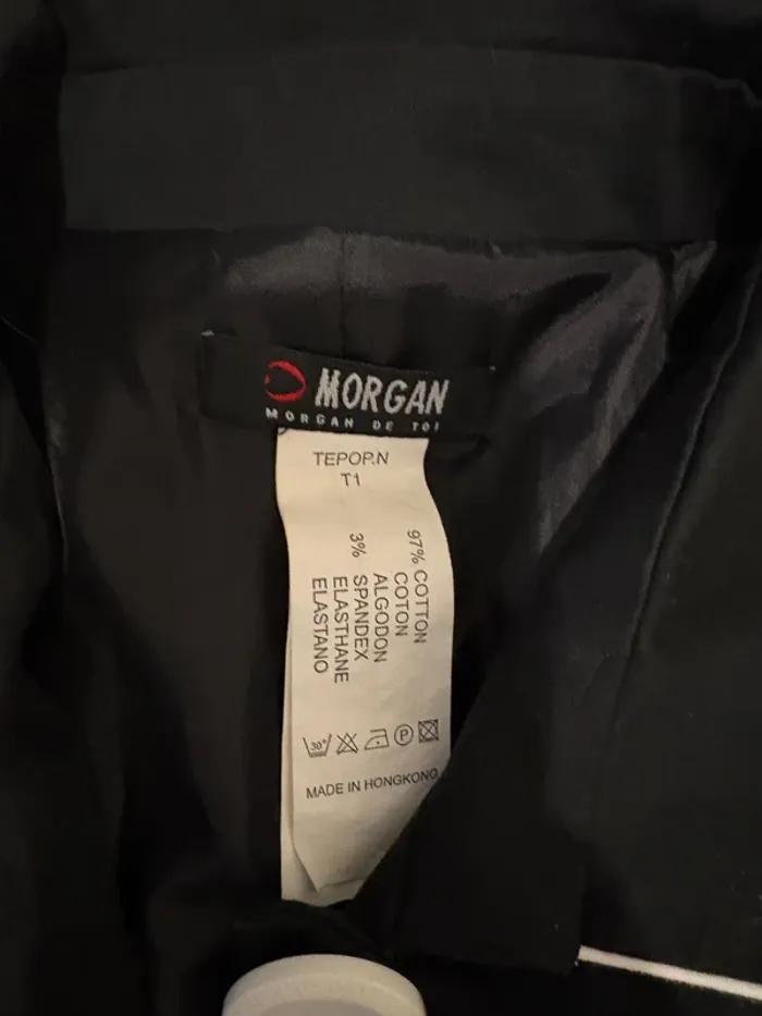 Manteau noir Morgane – Taille 1 (36/38) - photo numéro 5