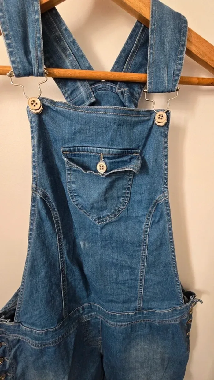 Salopette en jeans de Grossesse - photo numéro 2