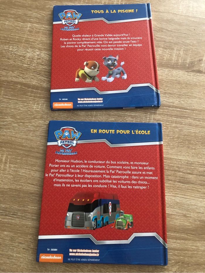 Lot de 2 livres pat patrouille - photo numéro 2