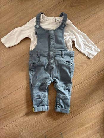 Ensemble Salopette + tee-shirt manche longue / Garçon / 3mois 