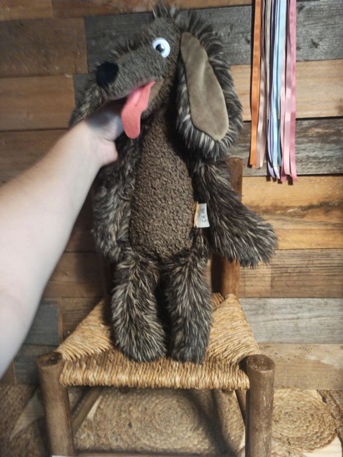 Peluche chien pourri moulin roty tbe - photo numéro 4