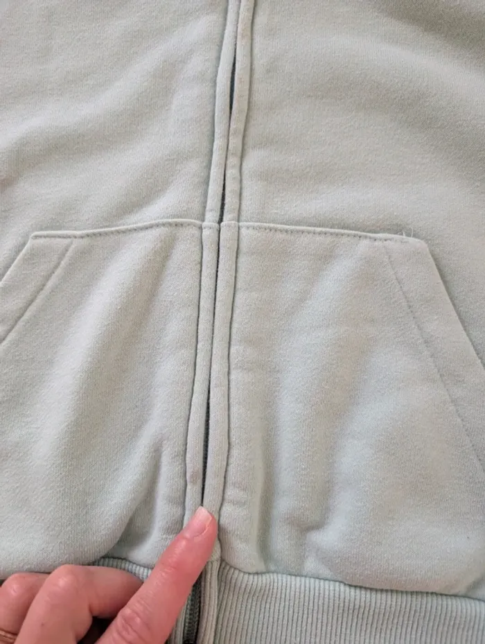 Gilet zippé vert pâle Okaïdi - photo numéro 5
