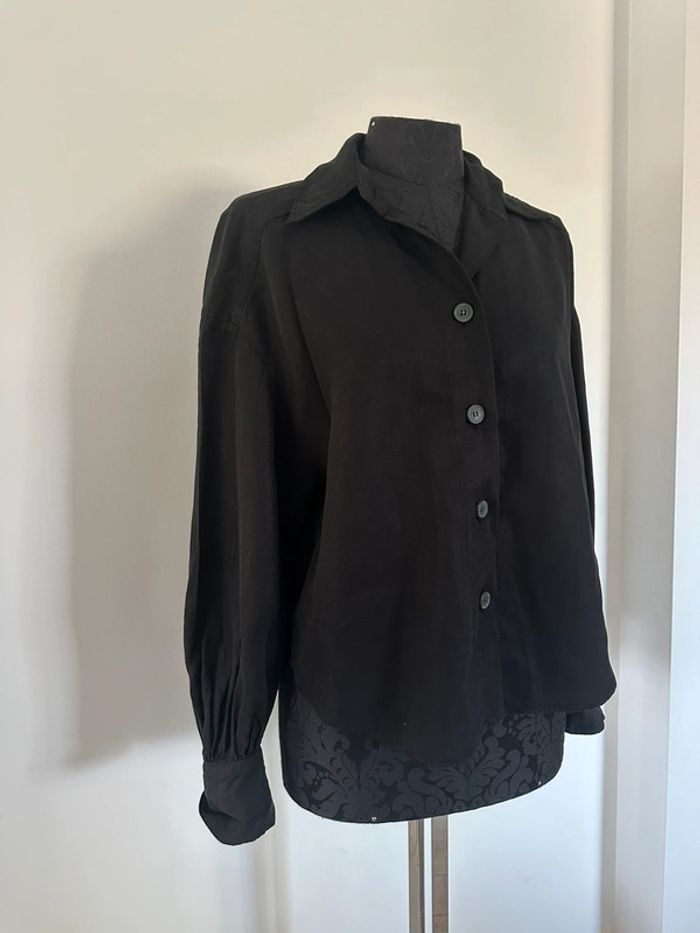 Chemise noire Zara - photo numéro 2