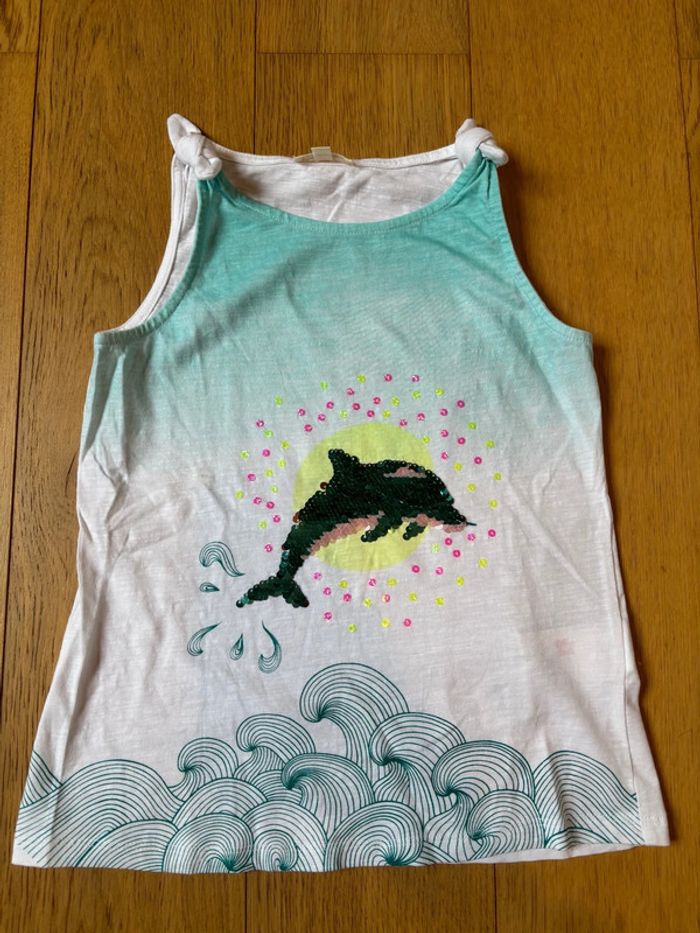 T-shirt DPAM 7 ans - Porté 1 fois - photo numéro 2