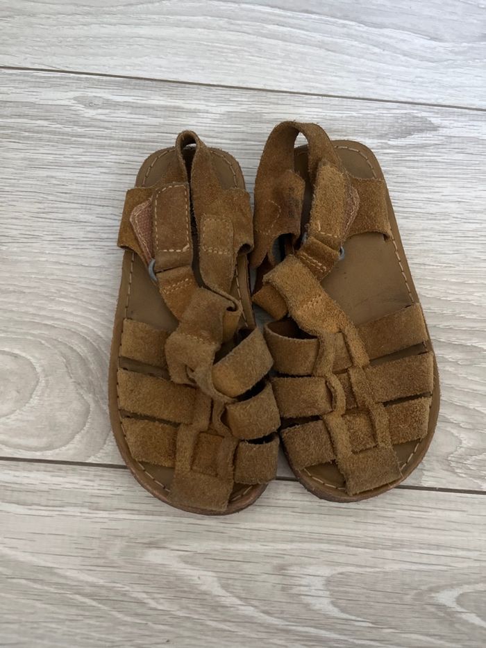 Sandales Zara cuir et daim B