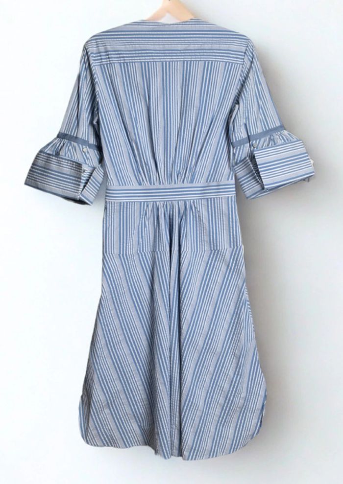 Robe bleu et blanche asymétrique Palmer Harding Taille 34 - photo numéro 8