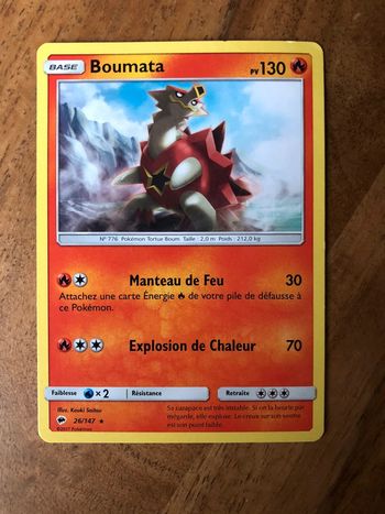 Carte Pokémon Boumata