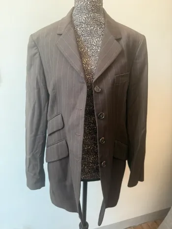 Blazer Curling – 100 % laine – Taille 40 – Made in France